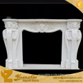 Antique Stone Fireplace Carving for home decoration